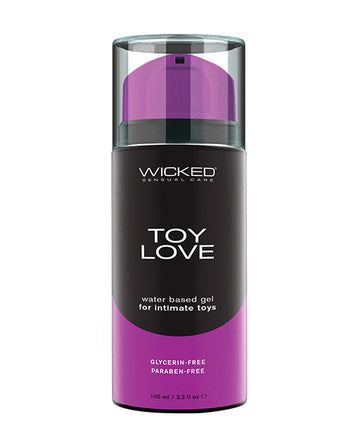 Wicked Sensual Care 90103 Toy Love Waterbased Gel, 3.3 oz