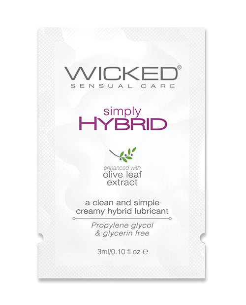 Wicked Sensual Care 91200 Simply Hybrid Lubricant, .1 oz
