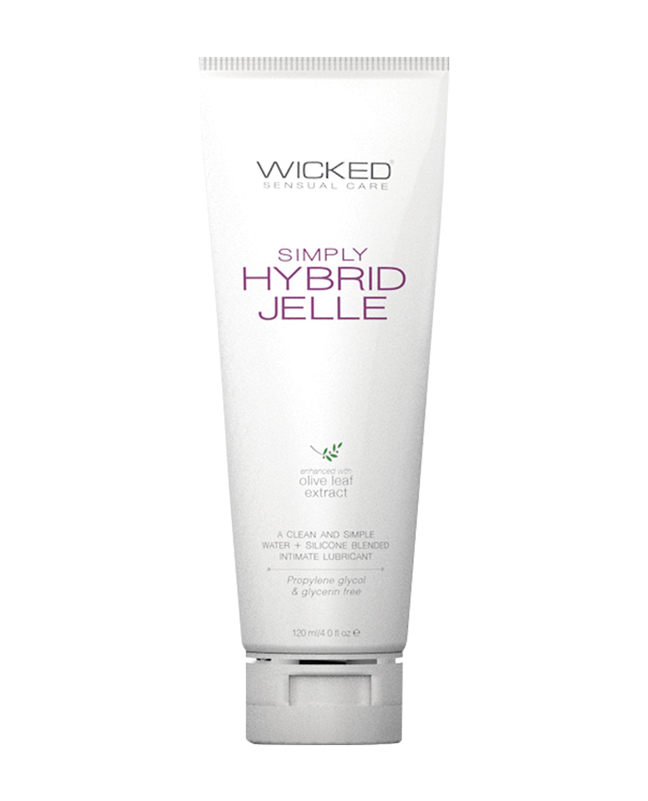Wicked Sensual Care 91205 Simply Hybrid Jelle Lubricant, 4 oz