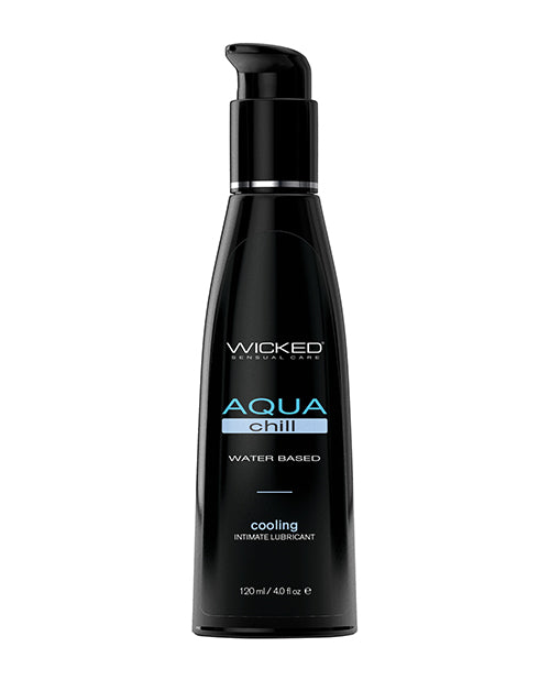 Wicked Sensual Care 90222 Aqua Chill Water Based Cooling Lubricant, 4 oz