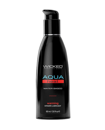 Wicked Sensual Care Aqua Heat Warming Lubricant, 2 oz, Water-Based