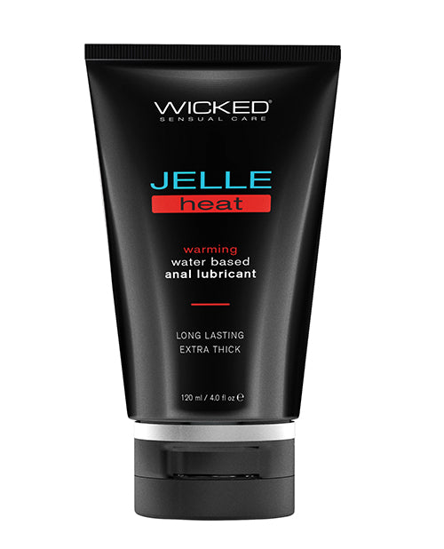 Wicked Sensual Care 90229 Jelle Warming Waterbased Anal Gel Lubricant, 4 oz