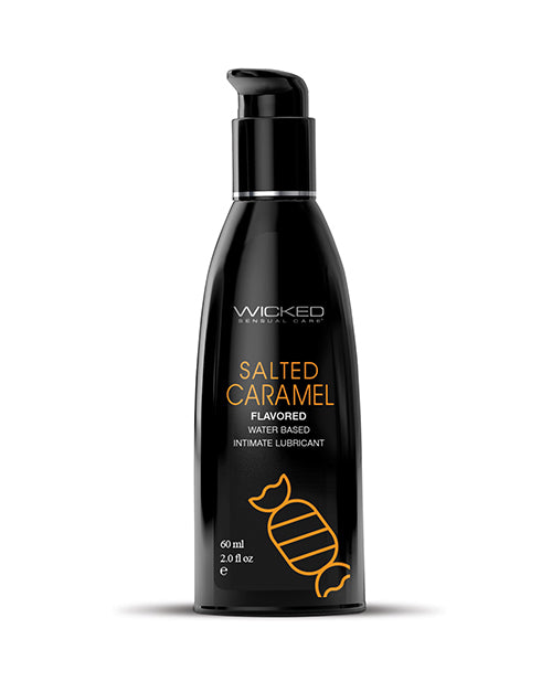 Wicked Sensual Care 90322 Aqua Waterbased Lubricant, 2 oz Salted Caramel