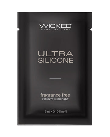 Wicked Sensual Care 90500 Ultra Silicone Lubricant, Fragrance-Free, 0.1 oz