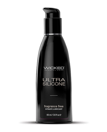 Wicked Sensual Care 90502 Ultra Silicone Based Lubricant, 2 oz Fragrance Free