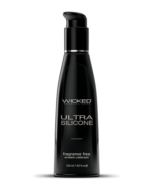 Wicked Sensual Care Ultra Silicone Lubricant, 4 oz – Vegan & Fragrance-Free