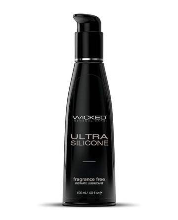 Wicked Sensual Care Ultra Silicone Lubricant, 4 oz – Vegan & Fragrance-Free
