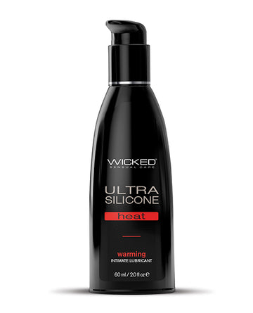 Wicked Sensual Care Ultra Heat Warming Lubricant, 2 oz, Silicone Based