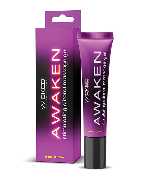 Wicked Sensual Care 90805 Awaken Stimulating Clitoral Massaging Gel, 0.5 oz