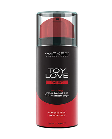 Wicked Sensual Care 90223 Toy Love Heat Warming Lubricant, 3.3 oz