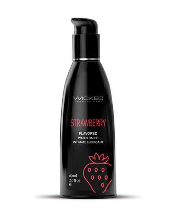 Wicked Sensual Care 90412 Water Based Lubricant, Strawberry, 2 oz
