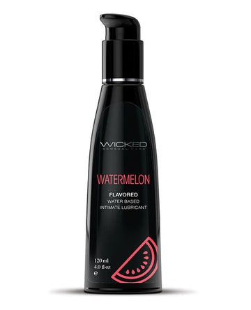 Wicked Sensual Care 90424 Aqua Water Based Lubricant, 4 oz Watermelon