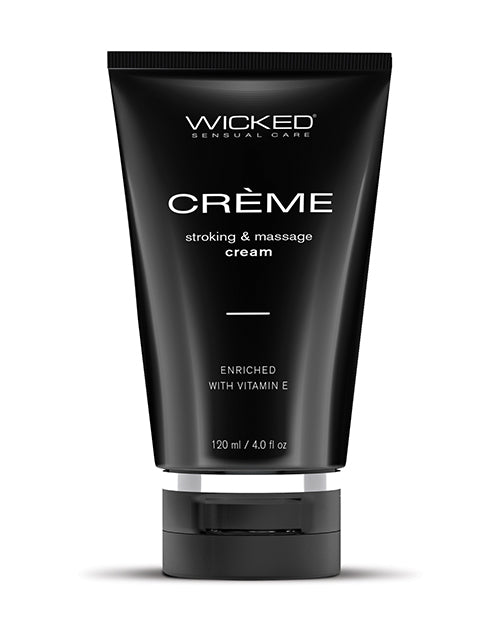 Wicked Sensual Care 90904 Creme Stroking and Massage Cream, 4 oz