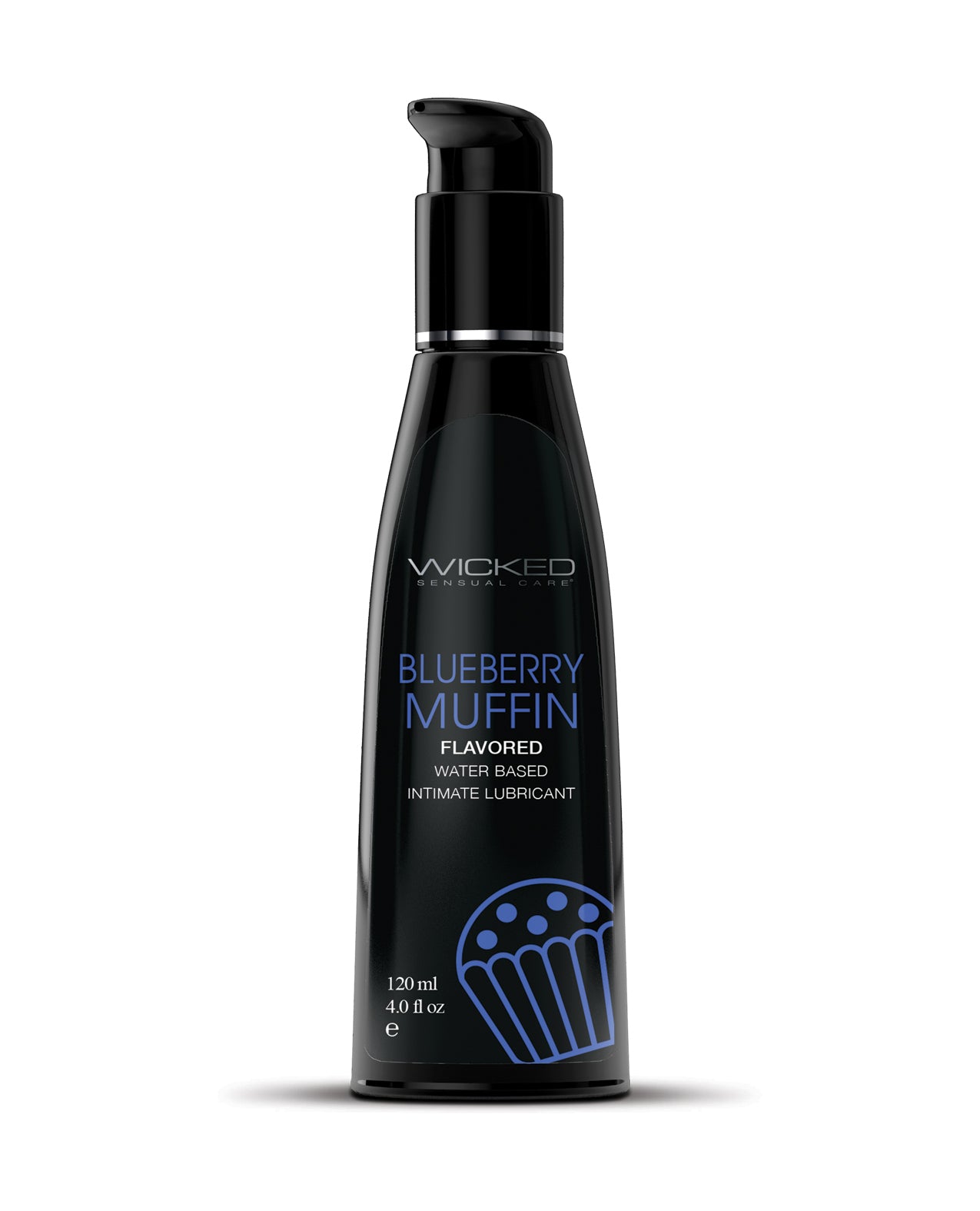Wicked Sensual Care 90454 Water Based Lubricant, Blueberry Muffin, 4 oz