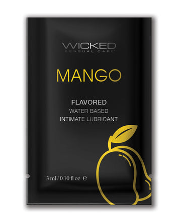Wicked Sensual Care 90460 Mango Water Based Lubricant, 0.1 oz