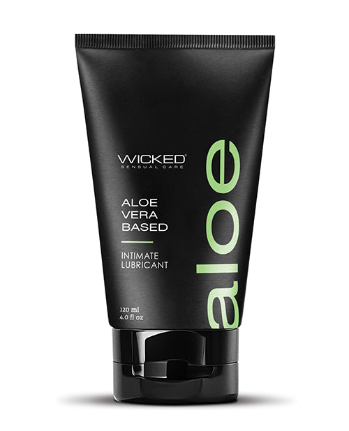 Wicked Sensual Care 90734 Aloe Vera Based Intimate Lubricant, 4 oz Water-Based