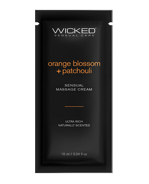 Wicked Sensual Care 90930 Orange Blossom Massage Cream, 0.34 oz