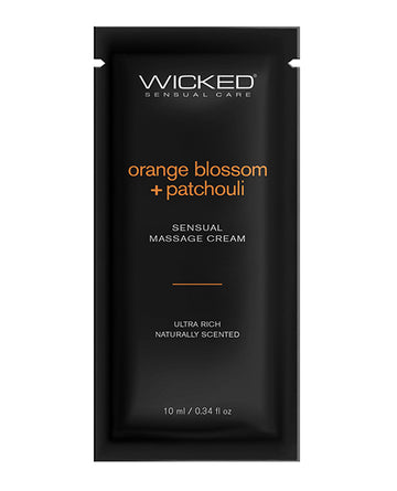 Wicked Sensual Care 90930 Orange Blossom Massage Cream, 0.34 oz