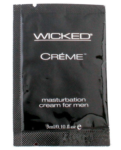 Wicked Sensual Care 90910 Creme Men's Oil-Based Vegan Masturbation Cream, .1 oz