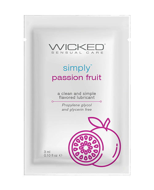 Wicked Sensual Care 91120 Simply Water Based Lubricant, Passion Fruit