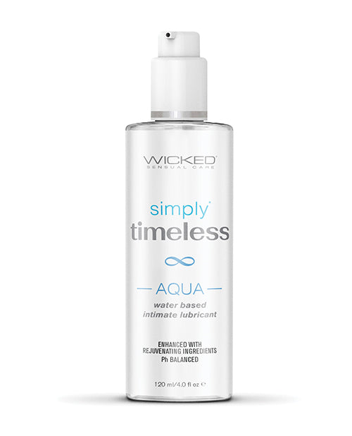 Wicked Sensual Care 91304 Simply Timeless Aqua Water Based Lubricant, 4 oz