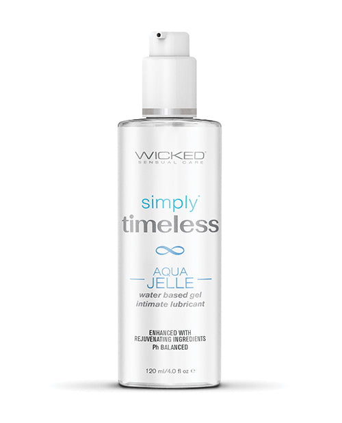 Wicked Sensual Care 91305 Simply Timeless Aqua Jelle Lubricant, 4 oz