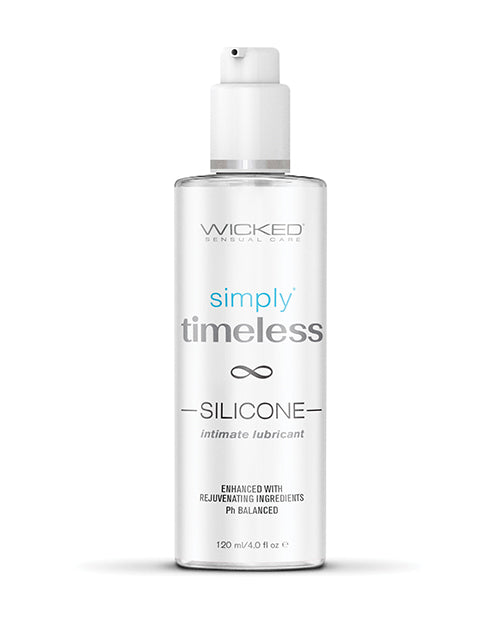 Wicked Sensual Care Simply Timeless Silicone Lubricant, 4 oz – Menopause Formula