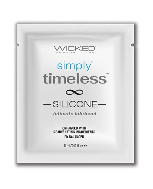 Wicked Sensual Care 91380 Simply Timeless Silicone Lubricant, 0.2 oz