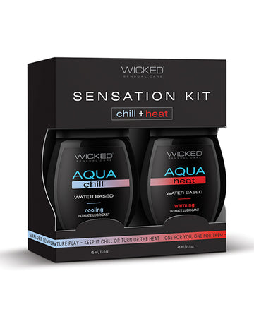 Wicked Sensual Care 99220 Sensations Kit Lubricants, 1.5 oz Bottles