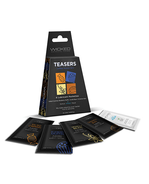 Wicked Sensual Care 99500 Teasers Coffee House Mix - Assorted Flavors