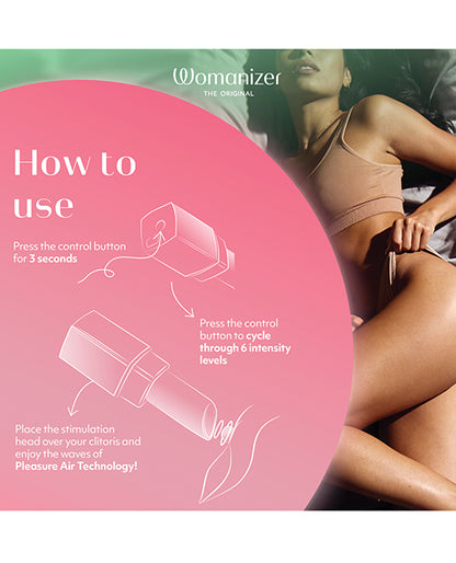 Womanizer Beauty Clitoral Stimulator, Green/Pink