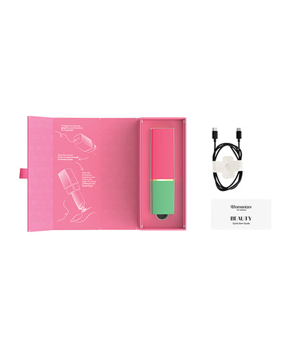 Womanizer Beauty Clitoral Stimulator, Green/Pink