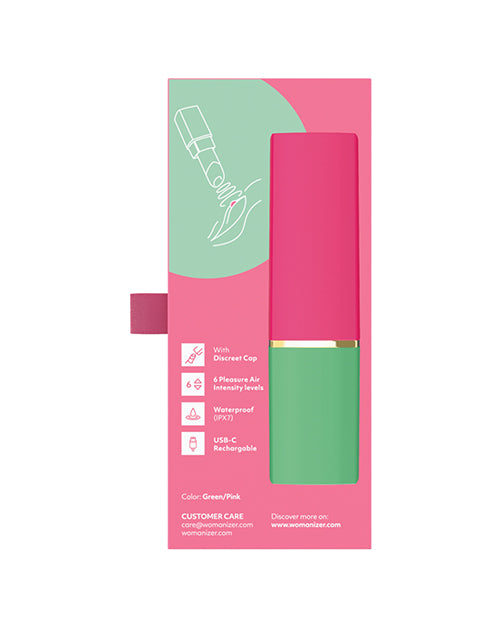 Womanizer Beauty Clitoral Stimulator, Green/Pink