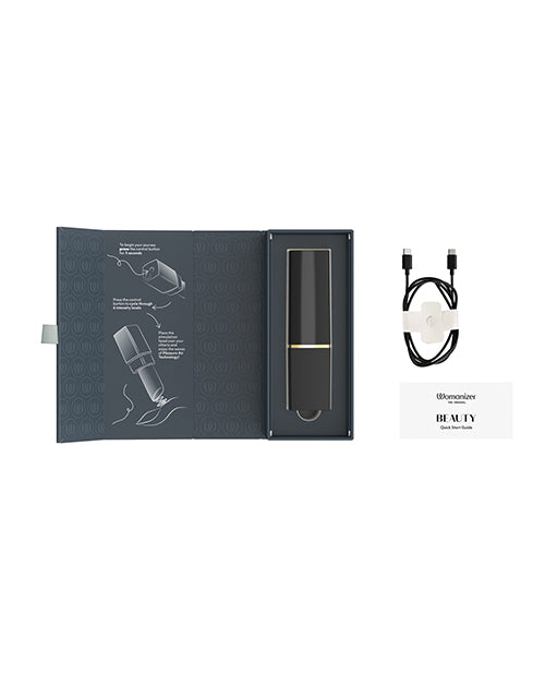 Womanizer Beauty Clitoral Stimulator, Black/Gold