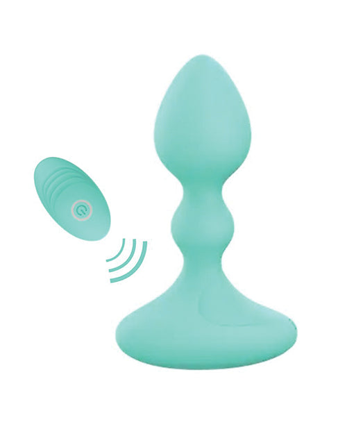 Pink Elephant PE-1003 Lil Rumble Rechargeable Vibe with Remote, Aqua