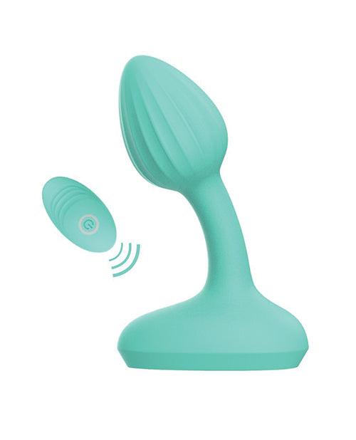 PINKelephant Dreamer Rechargeable Vibe with Remote, Aqua