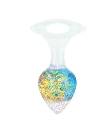 Wholesale X Distribution Pe-1024-SM-Rainbow Luxe Prism Small Plug