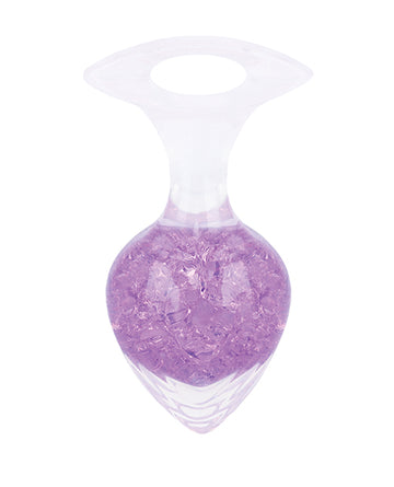 Wholesale X Distribution Pe-1025-MD-Purple Luxe Prism Medium Plug, Light Purple