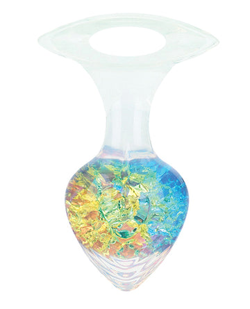 Wholesale X Distribution Pe-1026-LG-Raindow Luxe Prism Large Plug - Rainbow