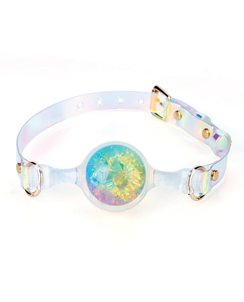 Wholesale X Luxe Prism Large Ball Gag (Pe-1028-LG-Rainbow), 24.01" L, 1.96" W