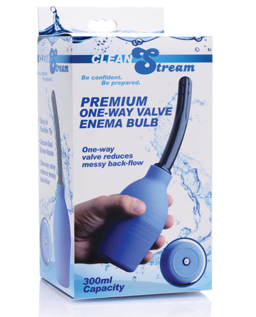 XR Brands CleanStream Premium One-Way Valve Enema Bulb, 300ml