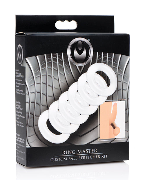 Master Series Ring Master Custom Ball Stretcher Kit, Clear (6-Piece)