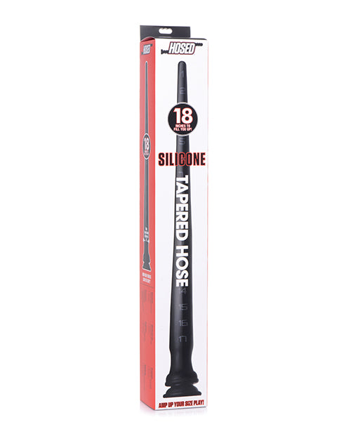 XR Brands Hosed Medium Tapered Silicone Anal Hose, 18-Inch