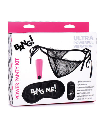 XR, LLC AG579 Bang! Power Panty & Blindfold Kit, Pink