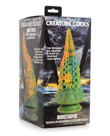 XR Brands Creature Cocks Monstropus Tentacled Monster Silicone Dildo