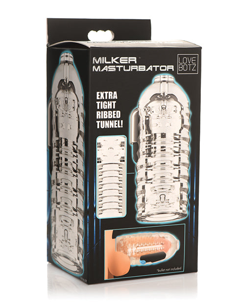 XR, LLC AH017 Milker Replacement Masturbator Sleeve, Clear, Ribbed