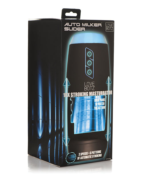 XR AH090 Auto Milker Stroking Masturbator, Black, TPE Sleeve