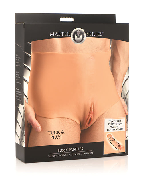 XR, LLC Master Series Pussy Panties, Silicone – Medium