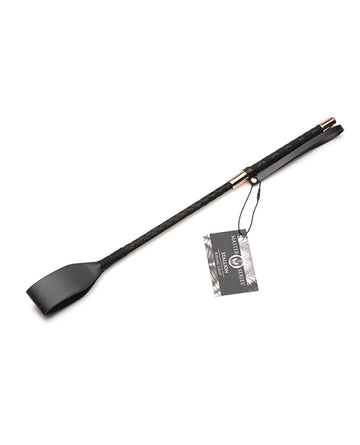 XR Brands Master Series Stallion Riding Crop, 18 Inch with Vegan Leather