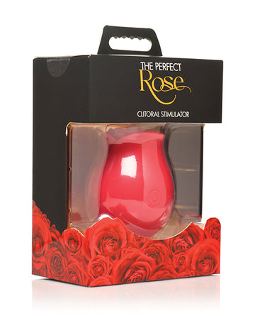 Xr llc AH340-Red Bloomgasm Rose Clitoral Stimulator, Red